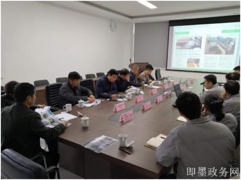 青岛市渔技站、郑州市渔技站一行到即墨参观调研水产养殖处理相关系统